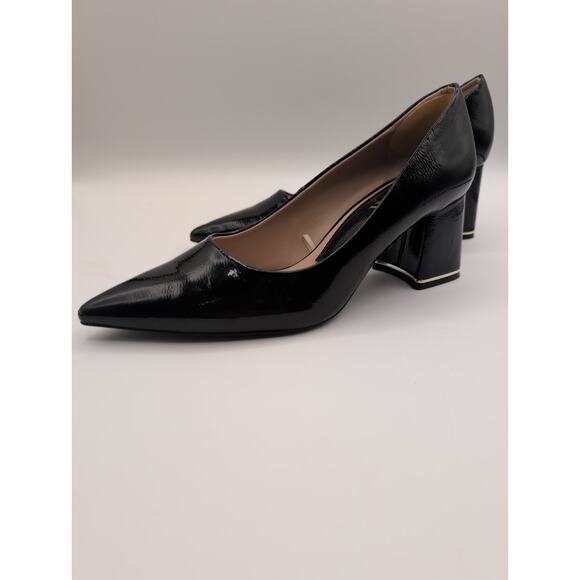 Zara Basics black block heel Size 38 - Picture 4 of 8